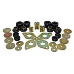 Energy Suspension black Hyper-Flex polyurethane body cab mounts for 2001-2004 Toyota Tacoma.