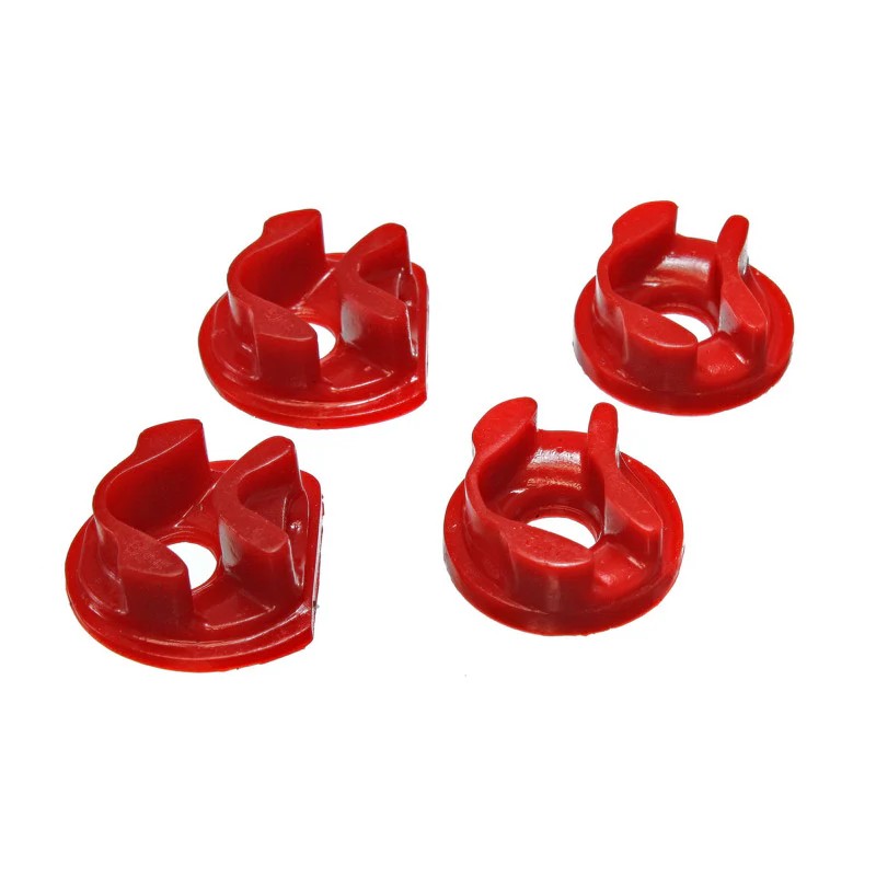 Red Energy Suspension Hyper-Flex polyurethane torque motor mount inserts for 2001-2004 Honda Civic manual transmission.