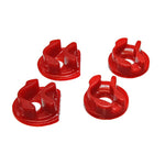 Red Energy Suspension Hyper-Flex polyurethane torque motor mount inserts for 2001-2004 Honda Civic manual transmission.