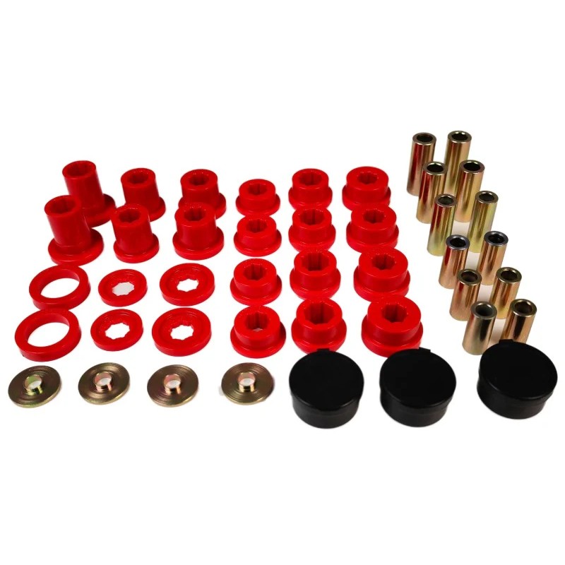 Red Energy Suspension Hyper-Flex polyurethane rear control arm bushing kit for 2001-2005 Lexus IS300.