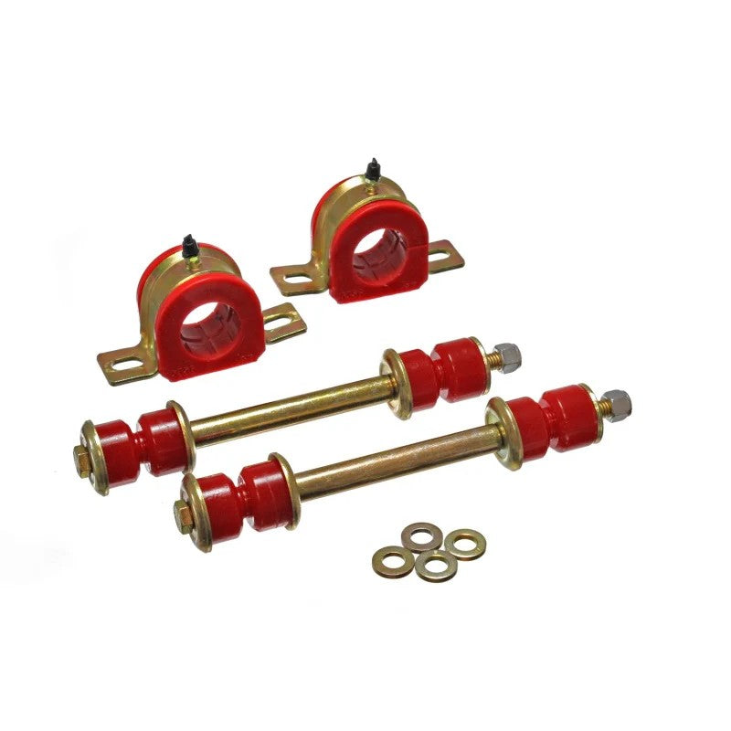 Red Energy Suspension Hyper-Flex polyurethane front sway bar bushings for 36mm bars, part number 3.5213R.