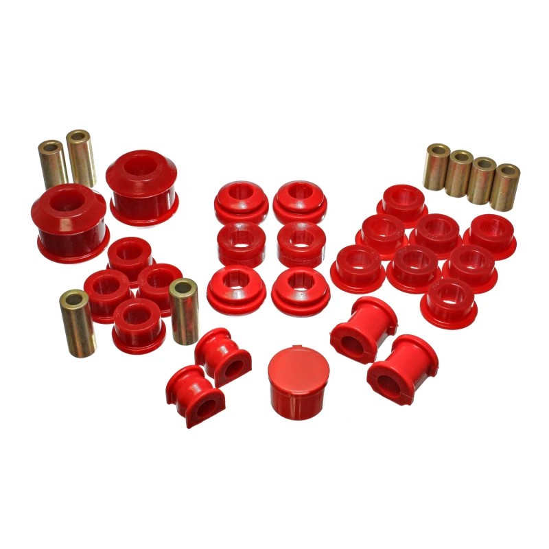 Energy Suspension 02-04 Acura RSX (includes Type S) Red Hyper-Flex Master Bushing Set