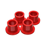 Energy Suspension red Hyper-Flex polyurethane rack and pinion bushings for 2002-2011 Dodge Ram.