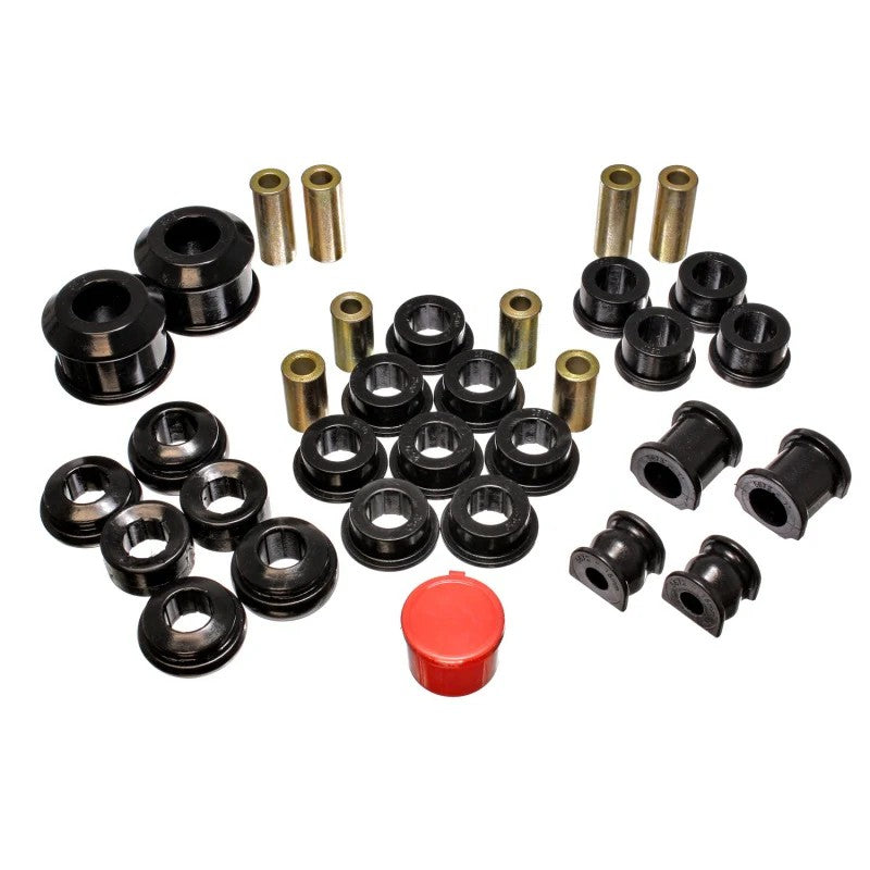 Energy Suspension 16.18112G black polyurethane master bushing kit for 2002-2005 Honda Civic Si