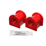 Red Energy Suspension 29mm front sway bar bushings with heavy-duty metal mounting brackets.