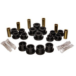 Black Energy Suspension Hyper-Flex polyurethane rear lateral and trailing arm bushings for 2004-2007 Mazda RX-8