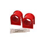 Red Energy Suspension Hyper-Flex polyurethane front sway bar bushings for 2005-2010 Ford Mustang.