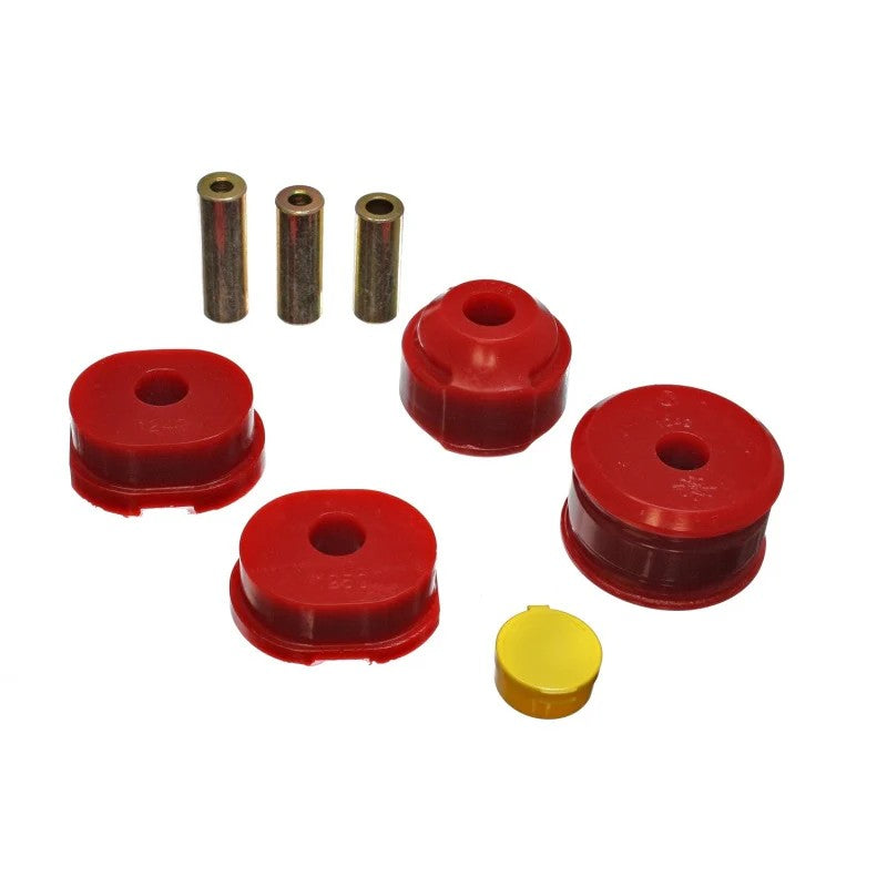 Red Energy Suspension Hyper-Flex polyurethane motor and transmission mount inserts for 2005-2007 Scion tC.
