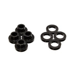Energy Suspension 5.1111G Hyper-Flex black polyurethane manual shifter bushing set for 2006 Mitsubishi Eclipse.