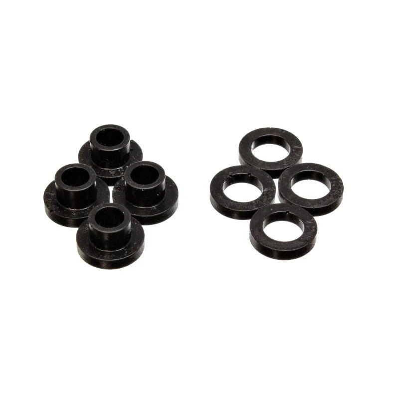 Energy Suspension 5.1111G Hyper-Flex black polyurethane manual shifter bushing set for 2006 Mitsubishi Eclipse.