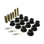 Black Energy Suspension Hyper-Flex polyurethane leaf spring bushing kit 8.2117G for 2007-2021 Toyota Tundra.