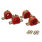 Red Energy Suspension 1-1/4 inch greaseable polyurethane sway bar bushings with zerk-fitted mounting brackets