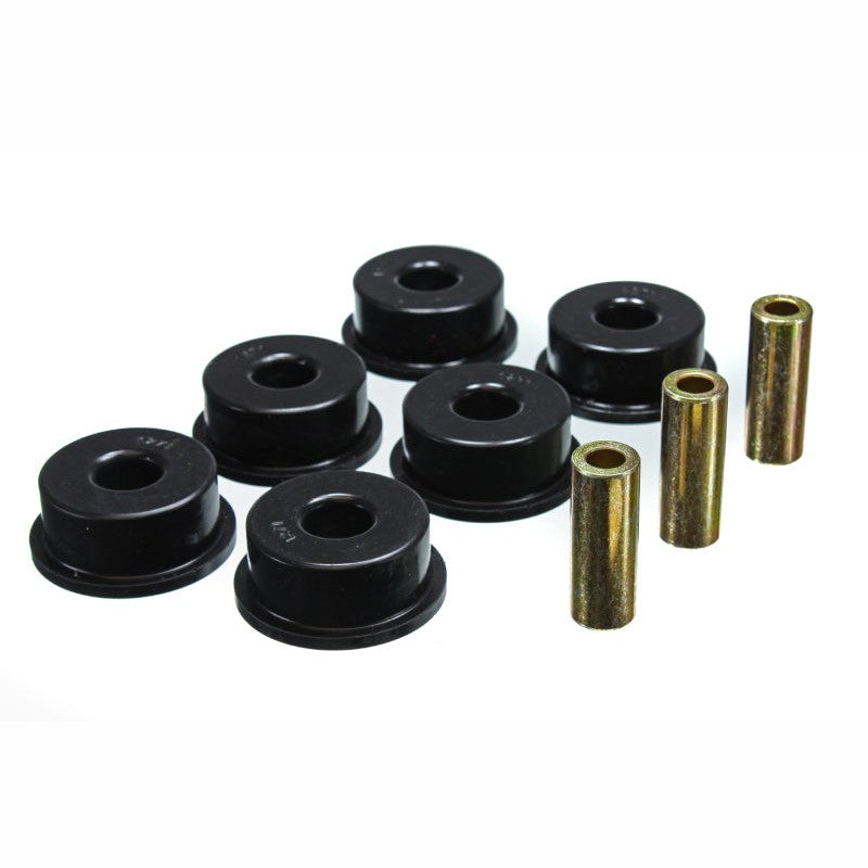 Energy Suspension black Hyper-Flex polyurethane rear differential carrier bushing set for 2010-2015 Chevrolet Camaro