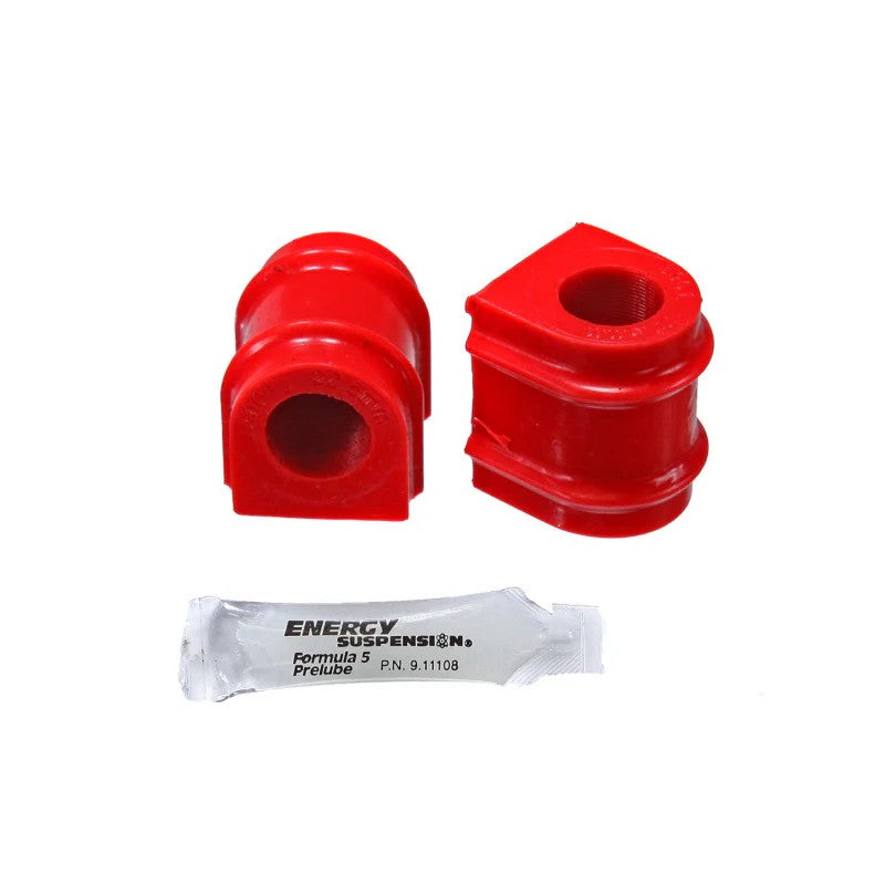 Red Energy Suspension 29.5mm Hyper-Flex polyurethane front sway bar bushings for 2010-2014 Chevrolet Camaro.