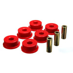 Energy Suspension 3.1153R Red Hyper-Flex Rear Differential Carrier Bushing Set for 2010-2015 Chevrolet Camaro.
