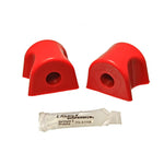 Energy Suspension 8.5138R red Hyper-Flex polyurethane 18mm front sway bar bushings for Scion FR-S and Subaru BRZ.