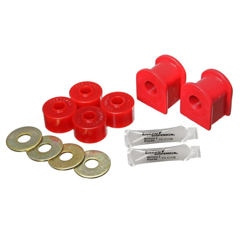 Red Energy Suspension Hyper-Flex polyurethane front sway bar bushings for 13/16 inch bar.