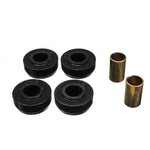 Energy Suspension Hyper-Flex black polyurethane front strut rod bushing set for 1962-1967 Chevrolet Chevy II Nova.