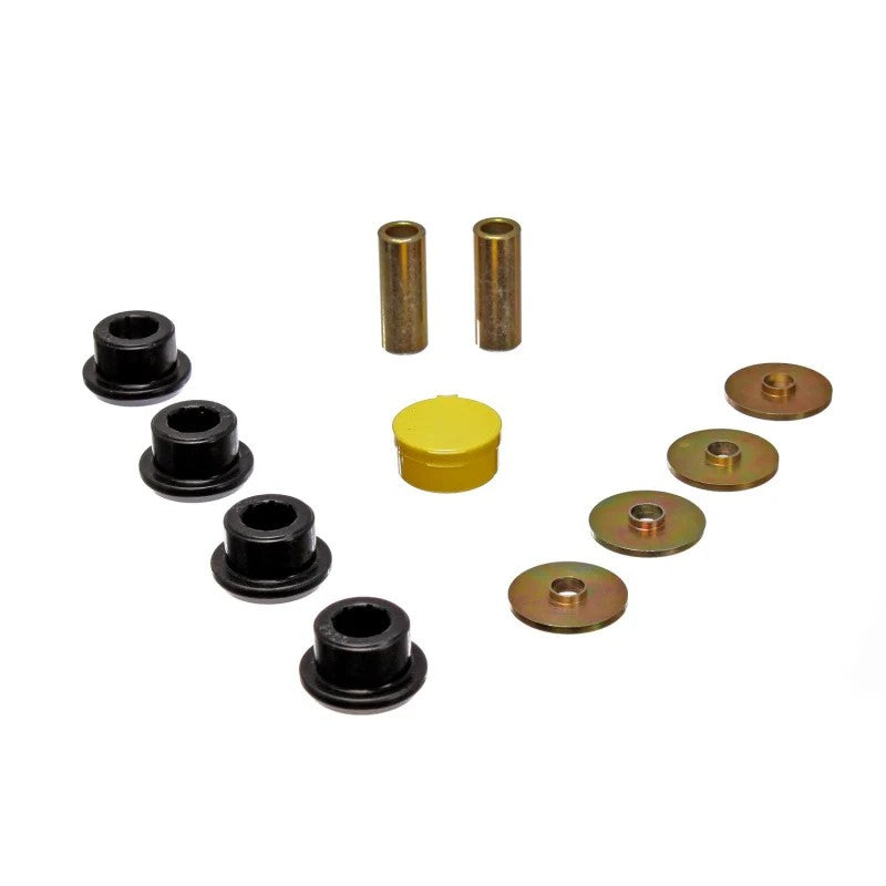 Energy Suspension 3.3191G Black Hyper-Flex Polyurethane Rear Trailing Arm Bushing Set for 1963-1982 Chevrolet Corvette.