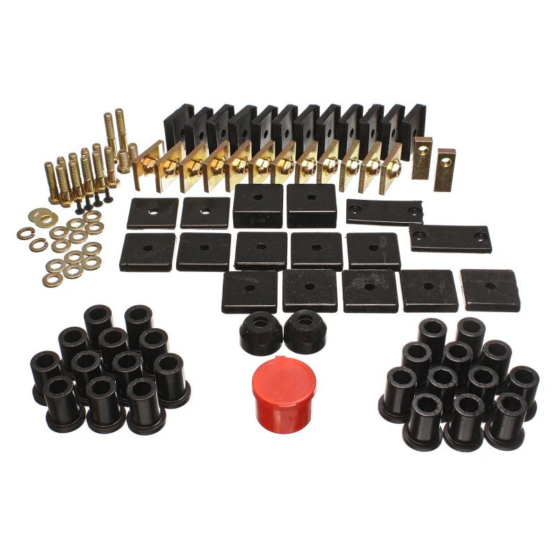 Energy Suspension Black Hyper-Flex polyurethane master bushing kit for 1964-1978 Toyota Land Cruiser