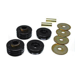 Energy Suspension black Hyper-Flex polyurethane transmission mount set with hardware for 1966-1977 Ford Bronco 4WD.