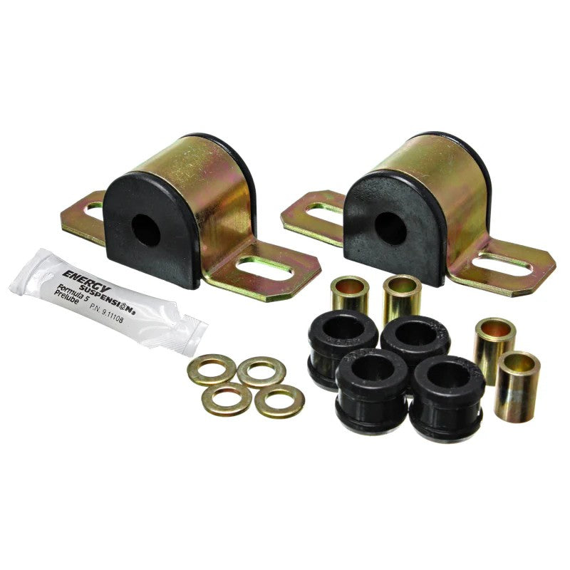 Black Energy Suspension Hyper-Flex polyurethane 9/16 inch rear sway bar bushings for 1968-1982 Chevrolet Corvette