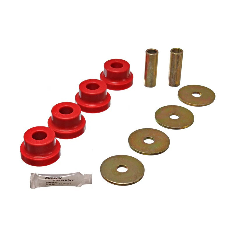 Red Energy Suspension Hyper-Flex polyurethane differential carrier mustache bar bushings for 1970-1978 Nissan Z-cars