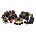 Black Energy Suspension Hyper-Flex polyurethane master bushing kit for 1981-1987 Chevy C10 and GMC C1500 2WD trucks.
