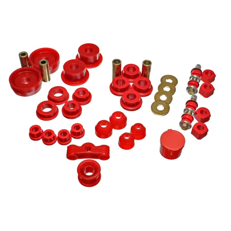 Energy Suspension red Hyper-Flex polyurethane master bushing kit for 1984-1987 Honda Civic and CRX