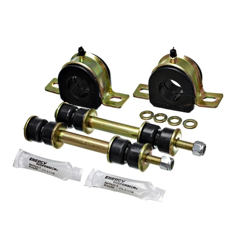 Black Energy Suspension 1-1/4 inch Hyper-Flex polyurethane front sway bar bushings set