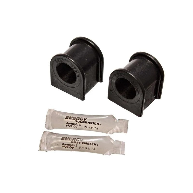 Black Energy Suspension 27mm Hyper-Flex polyurethane front sway bar bushings for 1987-1992 Toyota Supra.