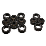Energy Suspension 5.4106G black polyurethane body mount set for 1987-1996 Dodge Dakota 2WD.