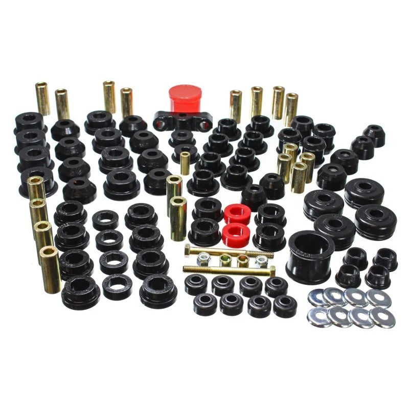 Energy Suspension Hyper-Flex black polyurethane master bushing kit for 1988-1991 Honda Civic and CRX