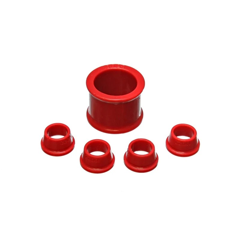 Red Energy Suspension Hyper-Flex polyurethane power steering rack bushing set for 1988-1991 Honda Civic and CRX