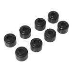Energy Suspension Hyper-Flex black polyurethane front sway bar end links with heavy-duty mounting hardware.