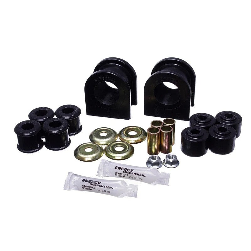Black Energy Suspension Hyper-Flex polyurethane 36mm rear sway bar bushings for 1989-2011 Ford F53 Motorhome.
