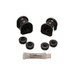 Black Energy Suspension Hyper-Flex 24mm polyurethane front sway bar bushings for Nissan 240SX S13.