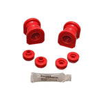 Red polyurethane front sway bar bushings for 25mm sway bars on 1989-1994 Nissan 240SX.