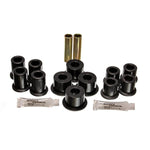 Black Energy Suspension Hyper-Flex polyurethane rear leaf spring bushing set for 1989-1994 Toyota Pickup 2WD