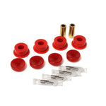 Energy Suspension 16.8102R Hyper-Flex polyurethane shock bushings for select Acura Integra and Honda Civic models.
