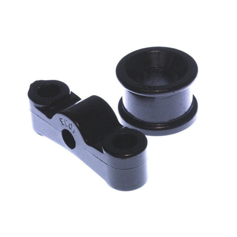 Energy Suspension 16.1101G Hyper-Flex polyurethane transmission mount with safety interlock design and hardware.