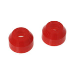 Energy Suspension red polyurethane tie rod end boots with 5-point sealing design