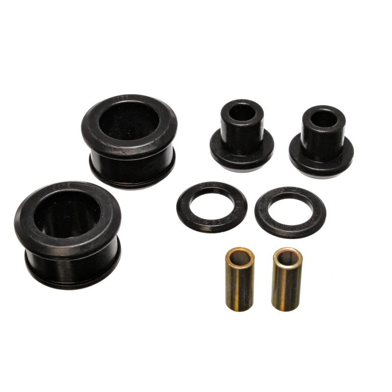 Black Energy Suspension Hyper-Flex polyurethane rear differential carrier bushing set for 1989-1996 Nissan 300ZX.