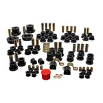 Complete set of black Hyper-Flex polyurethane master bushings for 1990-2005 Mazda Miata