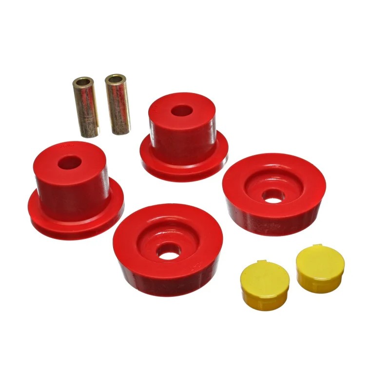 Energy Suspension Red Hyper-Flex rear differential polyurethane bushing kit for 1990-2005 Mazda Miata.