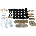 Energy Suspension 8.4113G black polyurethane body mount bushings and hardware set for 1991-1997 Toyota Land Cruiser FJ80