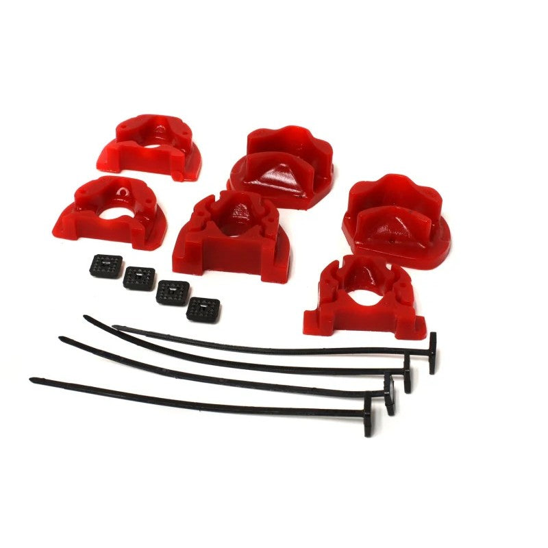 Energy Suspension Red Hyper-Flex polyurethane motor mount inserts 16.1105R for Honda Civic and del Sol