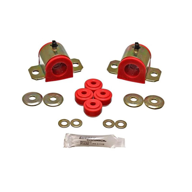 Energy Suspension red polyurethane 25mm front sway bar bushings and end link kit for Honda Prelude