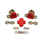 Energy Suspension red polyurethane 25mm front sway bar bushings and end link kit for Honda Prelude