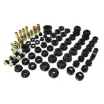 Energy Suspension Black Hyper-Flex polyurethane master bushing set for 1992-1997 Honda Civic and del Sol.
